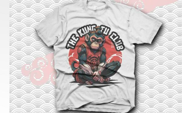 Camiseta The Kungfu Club Modelo Monkey